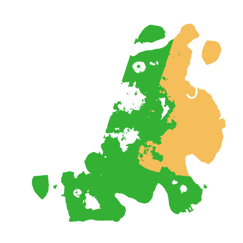 Biome Rust Map: Procedural Map, Size: 3000, Seed: 1000142304