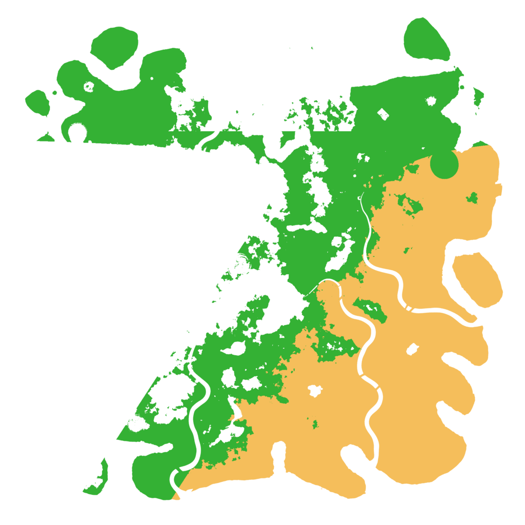 Biome Rust Map: Procedural Map, Size: 5000, Seed: 66461321