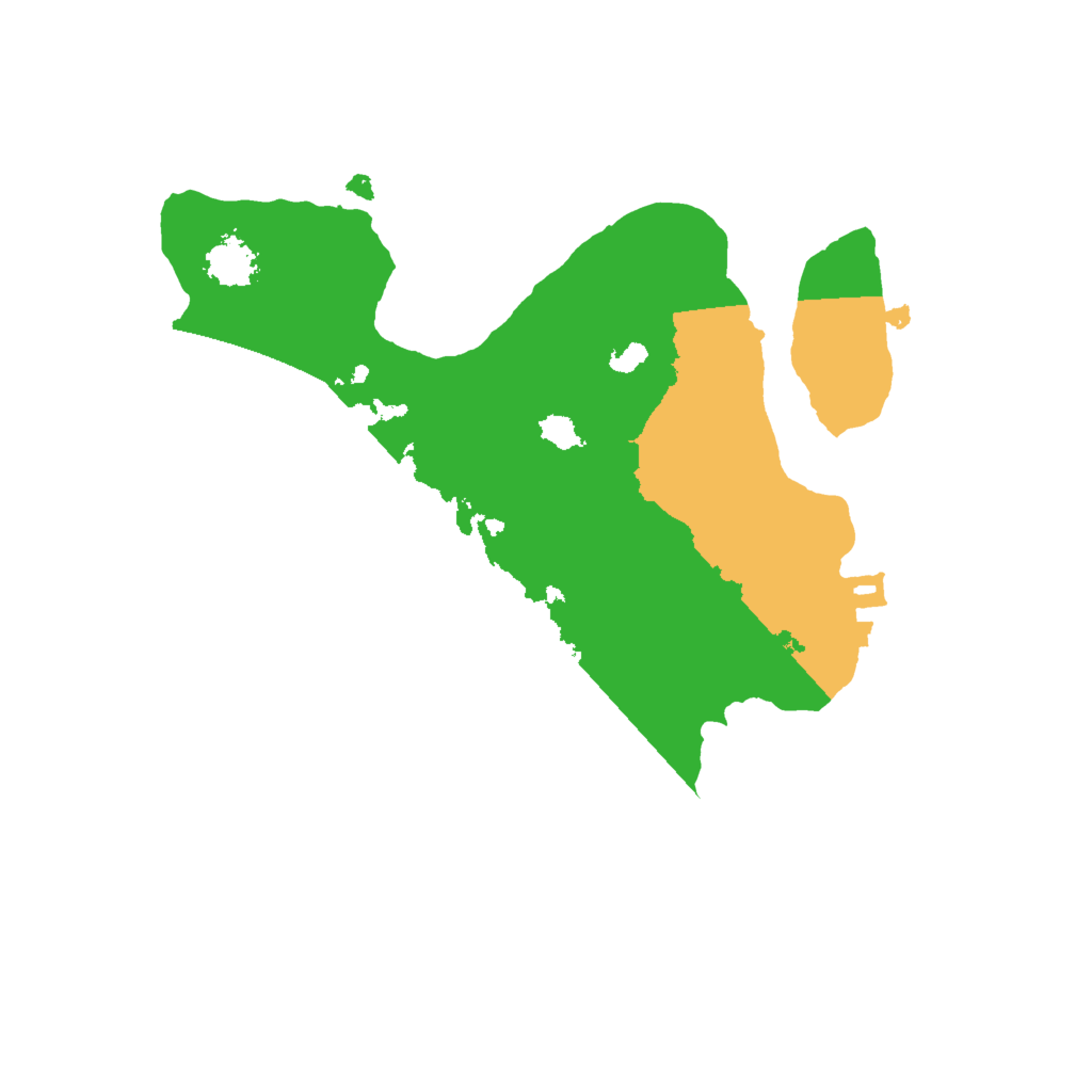 Biome Rust Map: Procedural Map, Size: 2000, Seed: 31328961