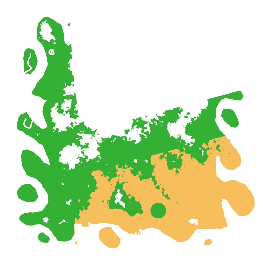 Biome Rust Map: Procedural Map, Size: 4500, Seed: 664080075