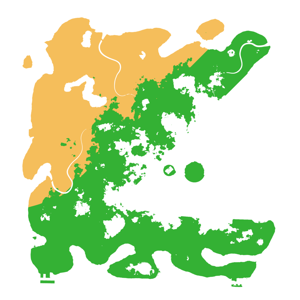 Biome Rust Map: Procedural Map, Size: 4250, Seed: 128678940