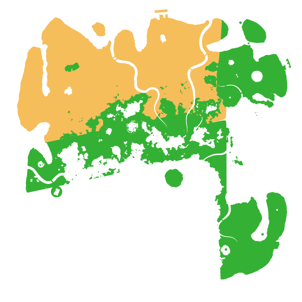 Biome Rust Map: Procedural Map, Size: 4800, Seed: 1506791159