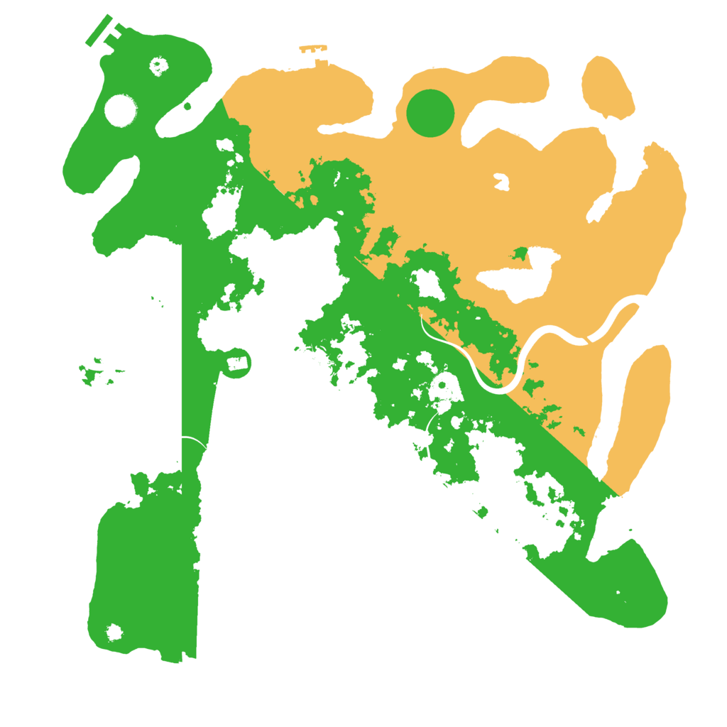 Biome Rust Map: Procedural Map, Size: 4000, Seed: 1491338187