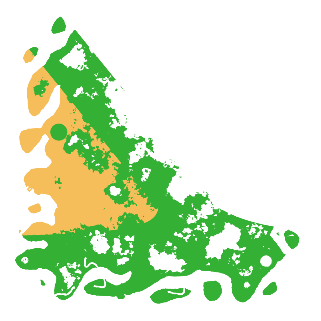 Biome Rust Map: Procedural Map, Size: 5000, Seed: 142142