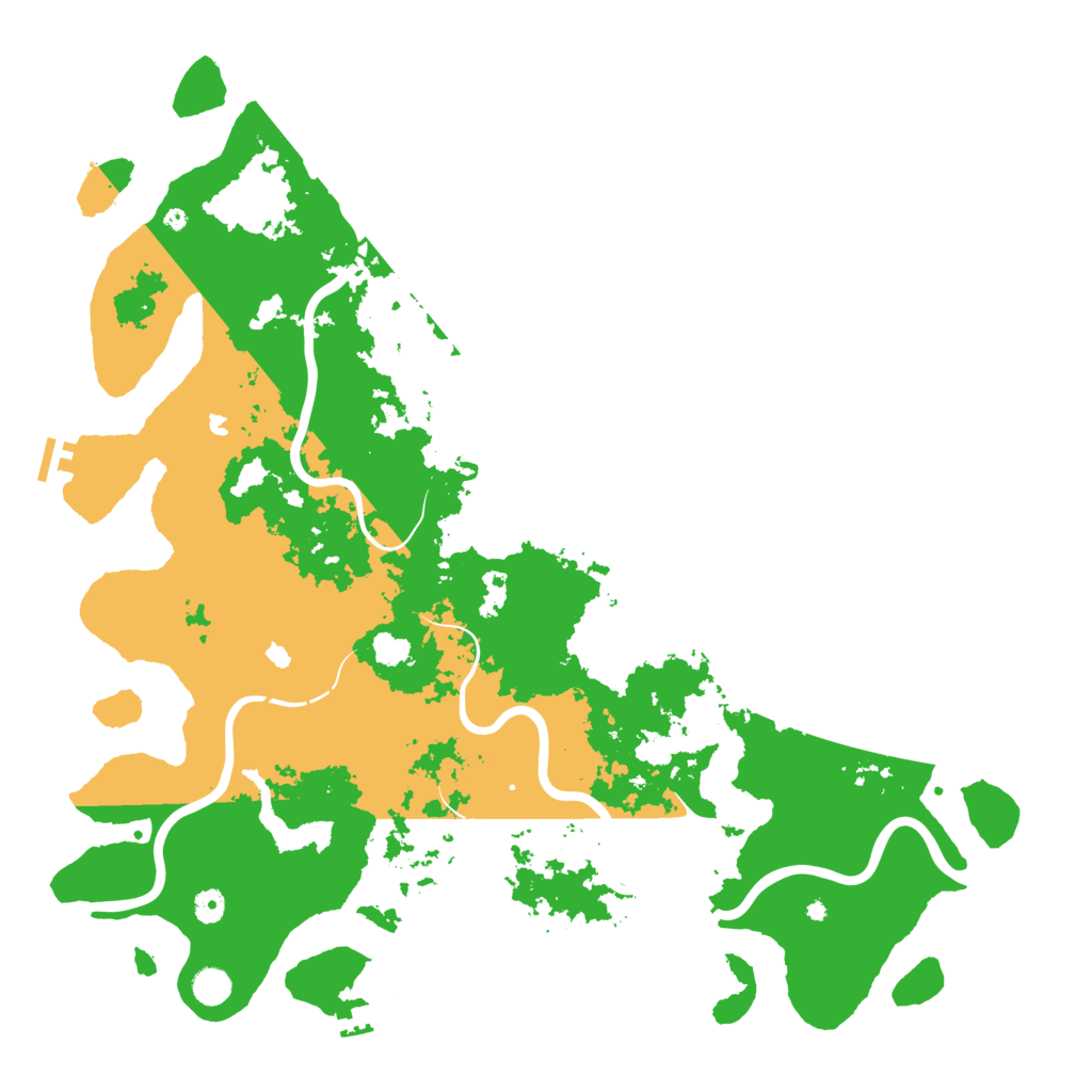 Biome Rust Map: Procedural Map, Size: 5000, Seed: 142142