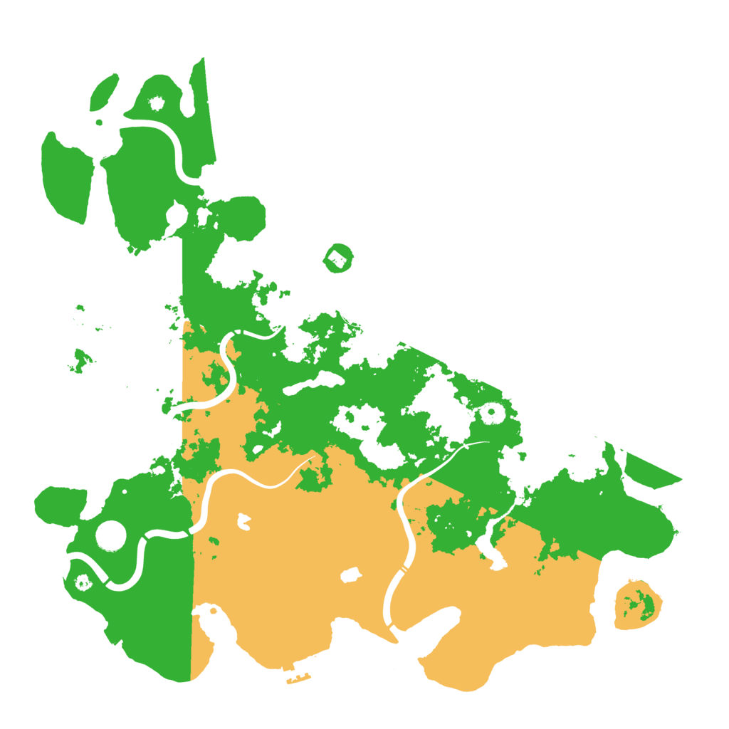 Biome Rust Map: Procedural Map, Size: 4500, Seed: 543099935