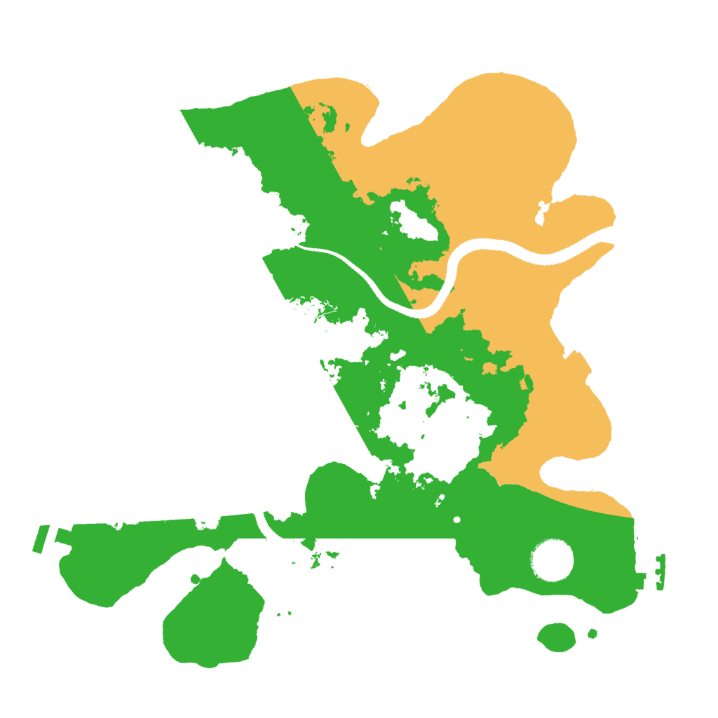 Biome Rust Map: Procedural Map, Size: 3000, Seed: 298847325