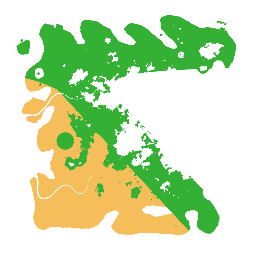Biome Rust Map: Procedural Map, Size: 3900, Seed: 15276610