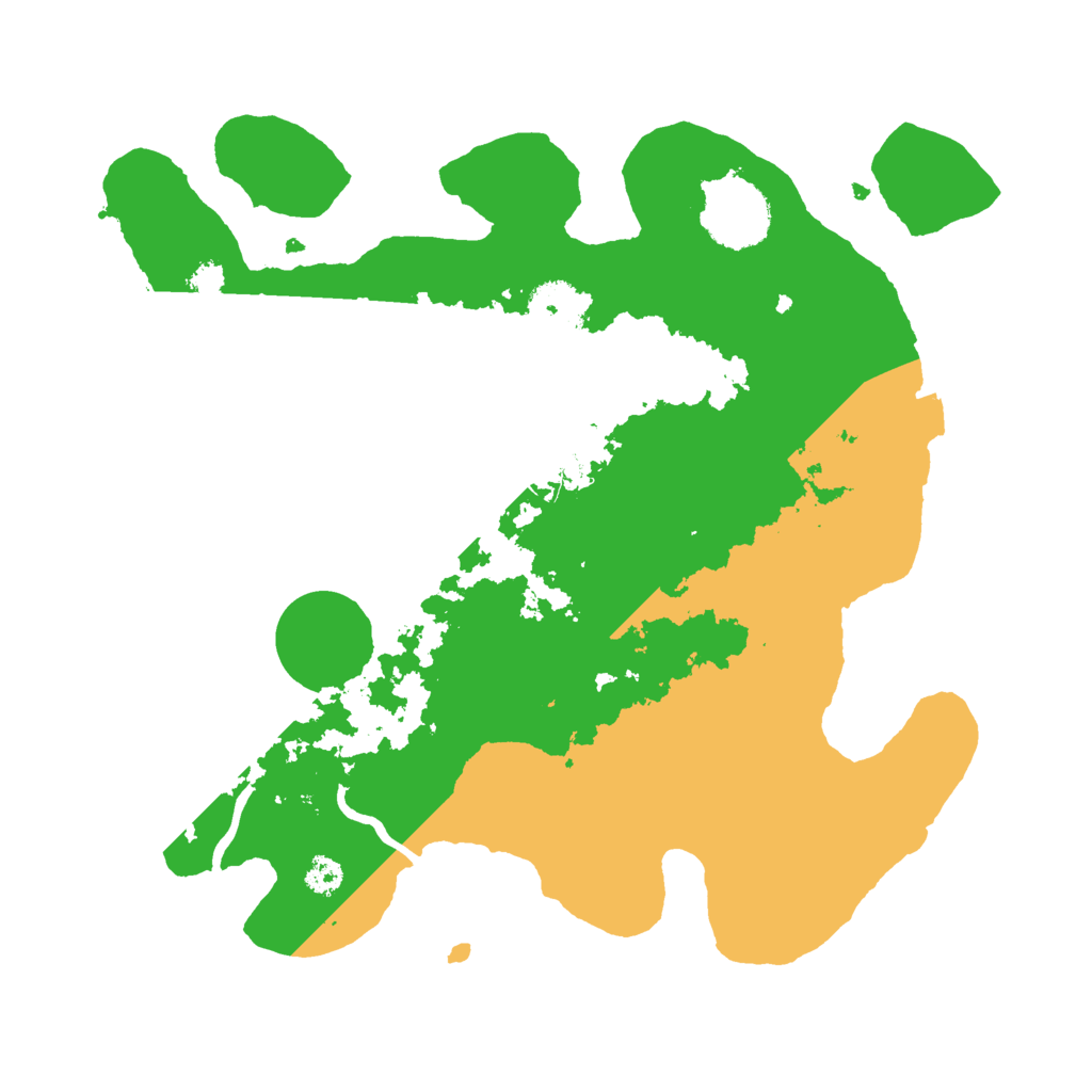 Biome Rust Map: Procedural Map, Size: 3000, Seed: 1243287352