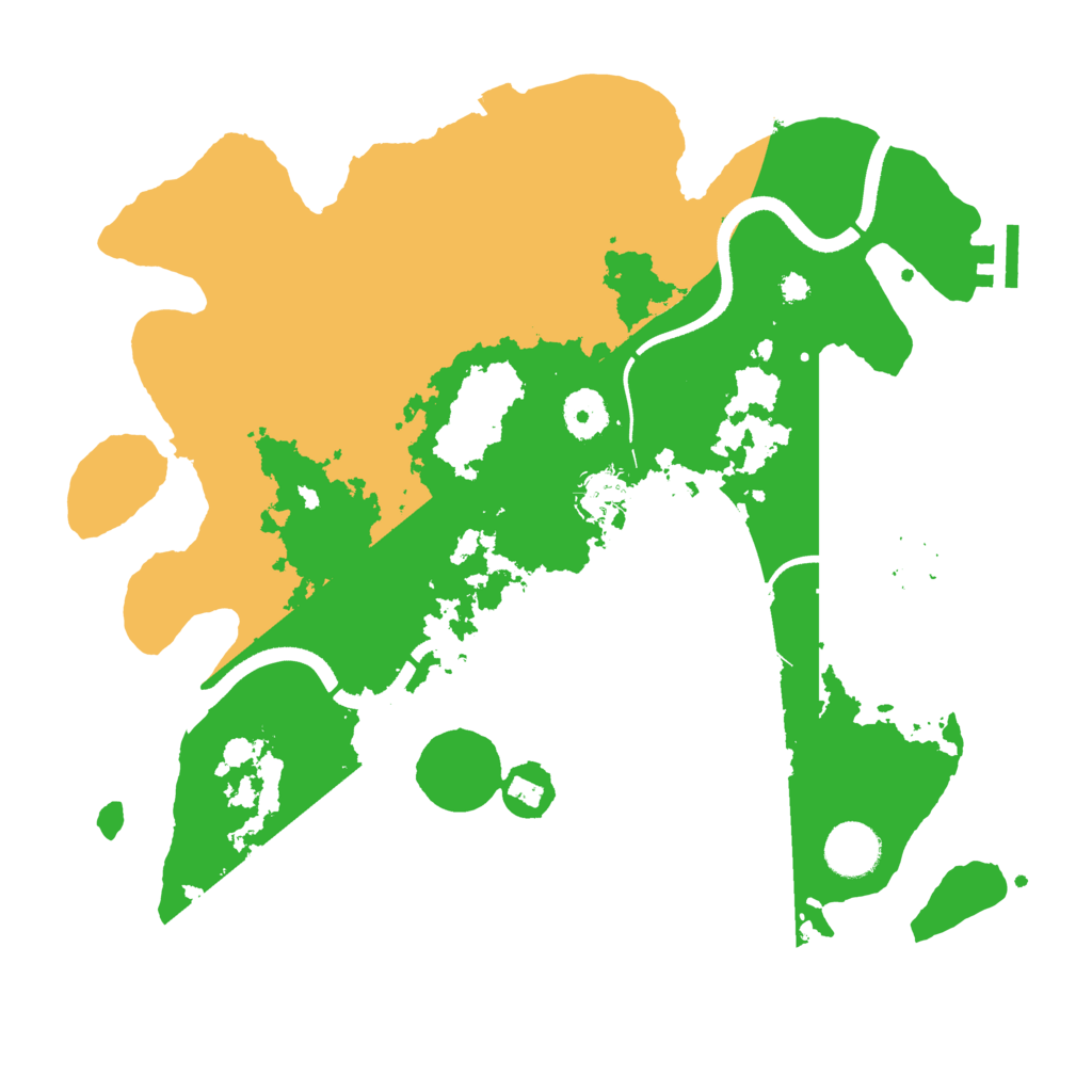 Biome Rust Map: Procedural Map, Size: 3500, Seed: 1751708303