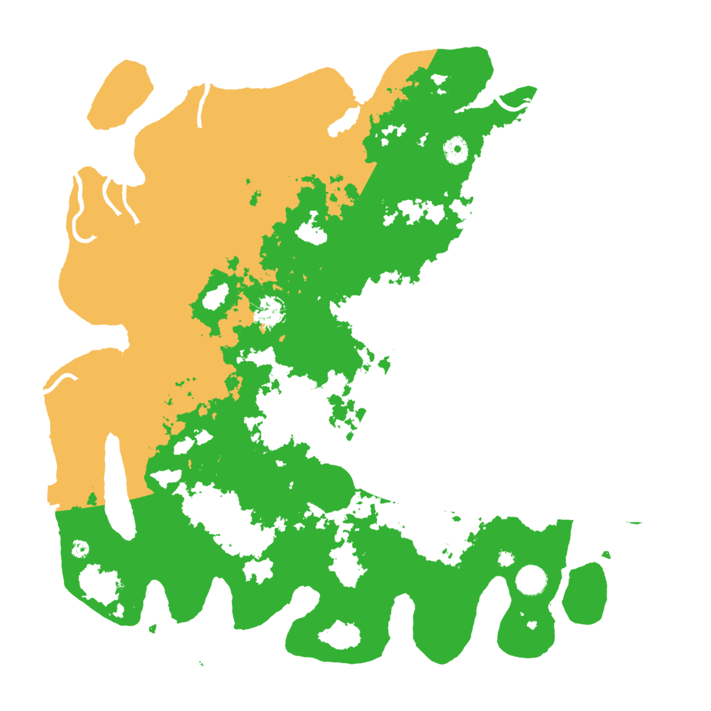 Biome Rust Map: Procedural Map, Size: 4100, Seed: 5555