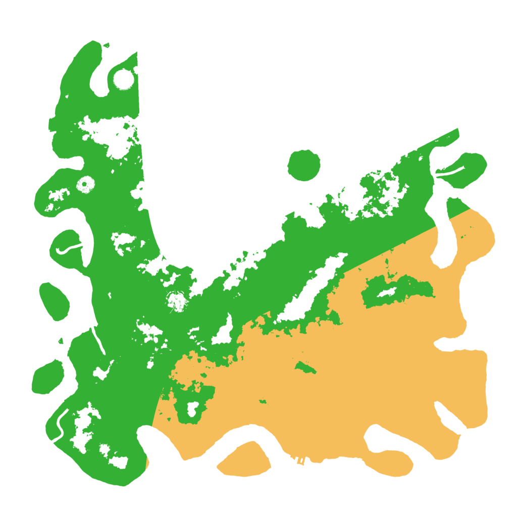 Biome Rust Map: Procedural Map, Size: 4500, Seed: 997489822