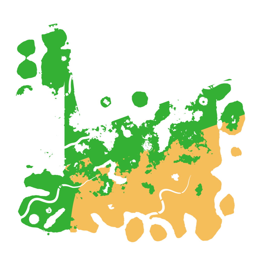 Biome Rust Map: Procedural Map, Size: 4500, Seed: 514754