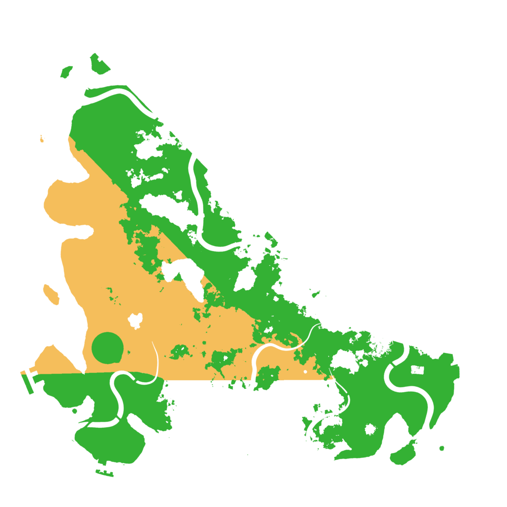 Biome Rust Map: Procedural Map, Size: 4200, Seed: 42069