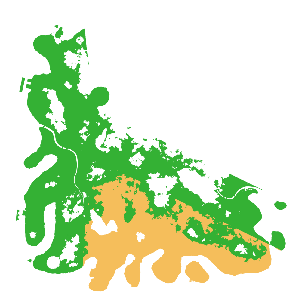 Biome Rust Map: Procedural Map, Size: 4250, Seed: 542159181