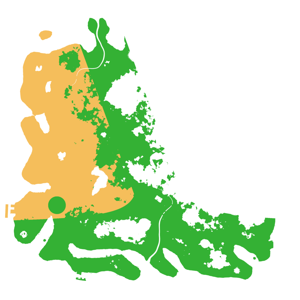 Biome Rust Map: Procedural Map, Size: 4500, Seed: 1094550111