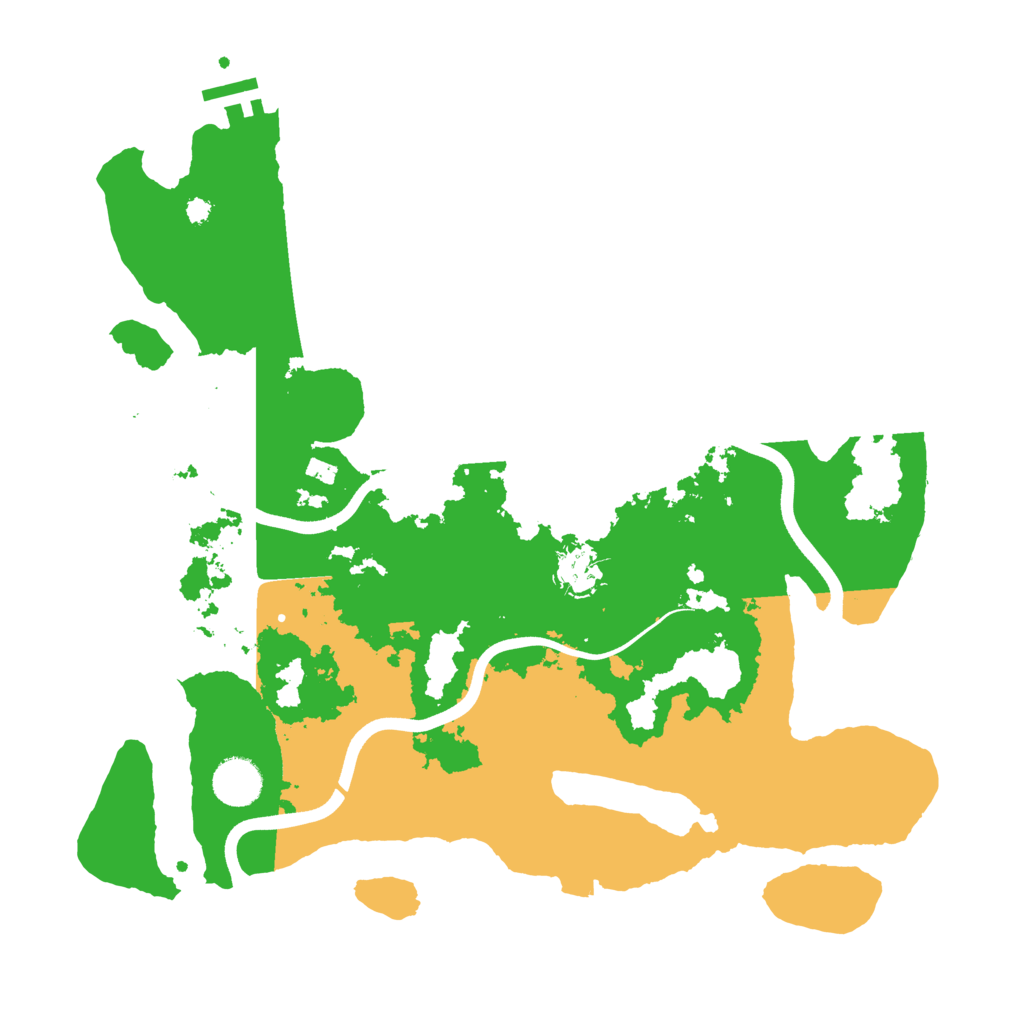 Biome Rust Map: Procedural Map, Size: 3700, Seed: 1823959310