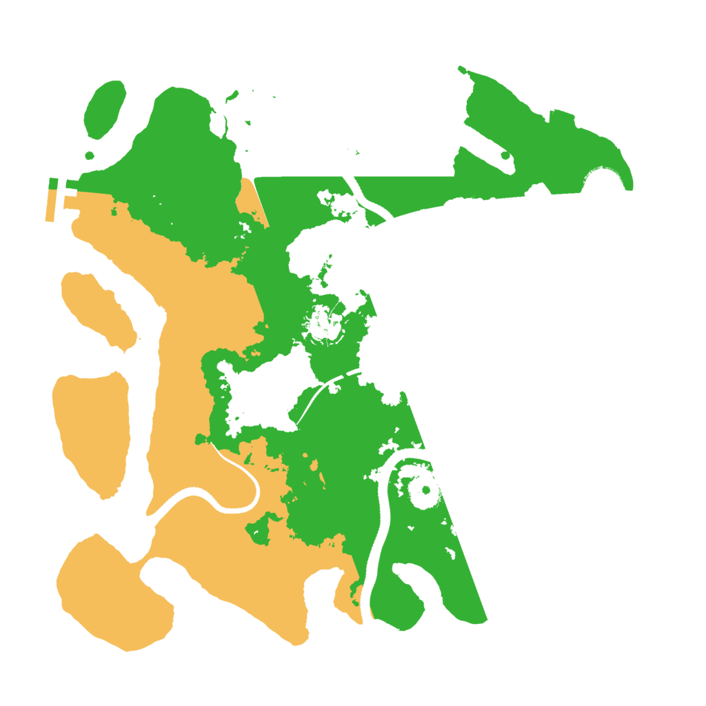 Biome Rust Map: Procedural Map, Size: 3250, Seed: 3048