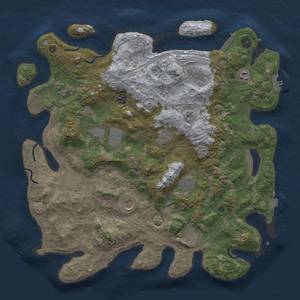 Thumbnail Rust Map: Procedural Map, Size: 4250, Seed: 1524132826, 19 Monuments