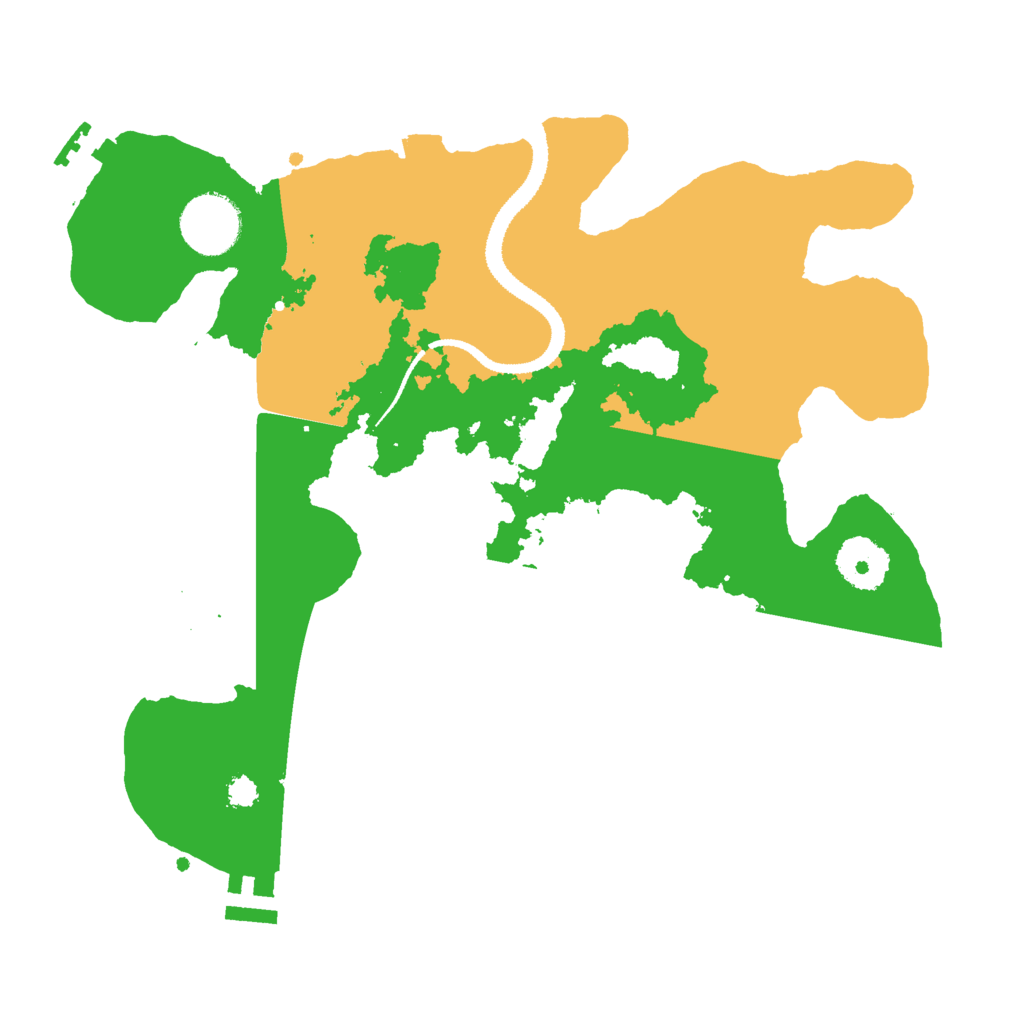 Biome Rust Map: Procedural Map, Size: 3000, Seed: 345050923