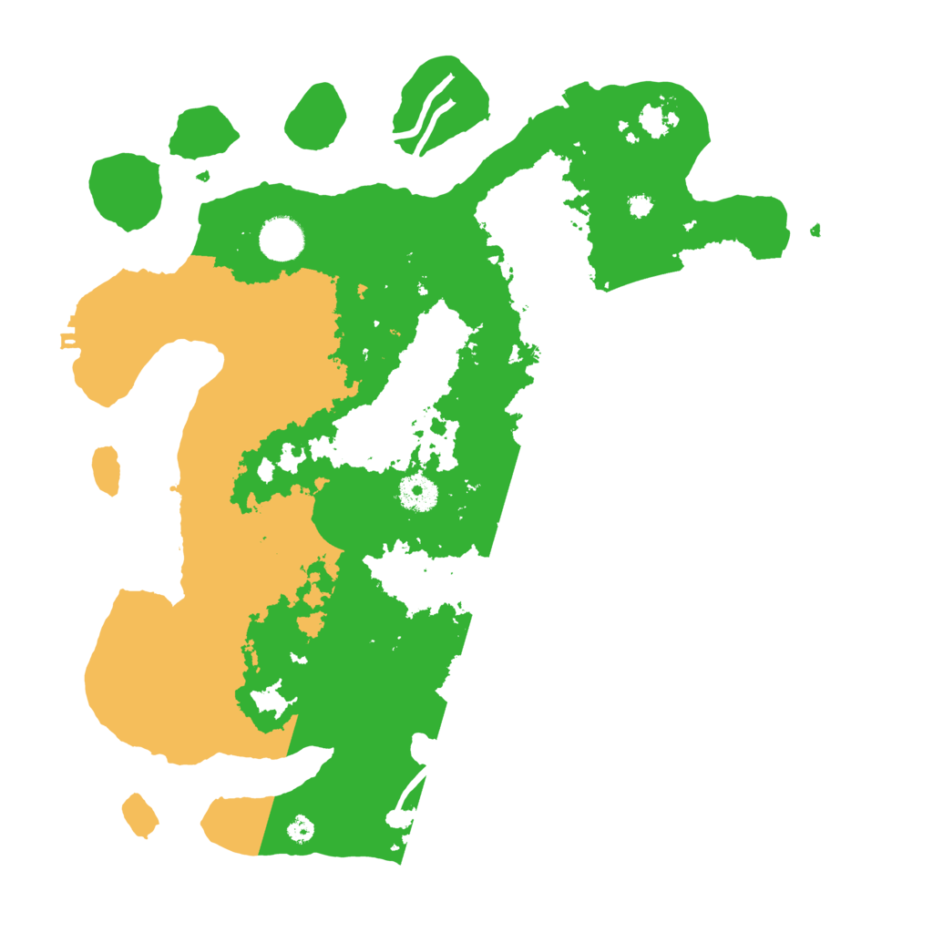 Biome Rust Map: Procedural Map, Size: 3690, Seed: 2100021