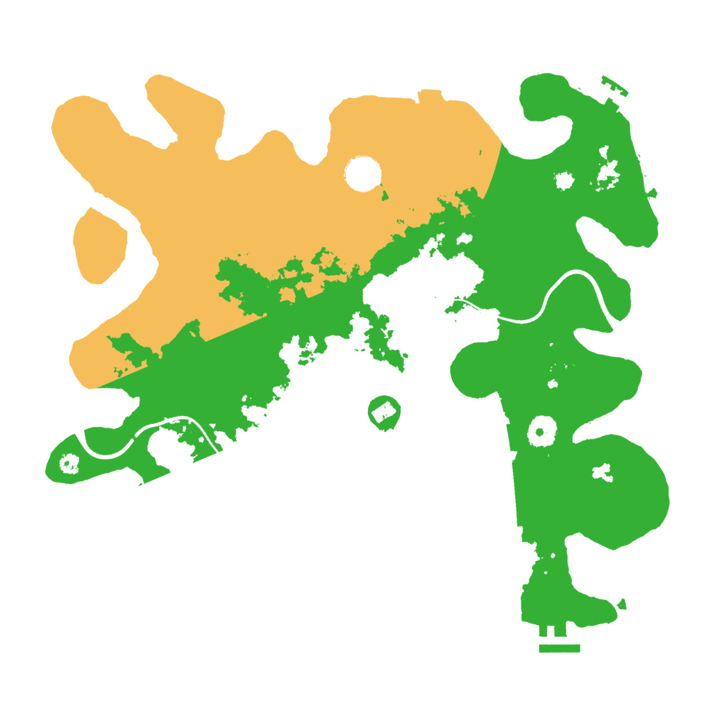 Biome Rust Map: Procedural Map, Size: 3500, Seed: 1562304900