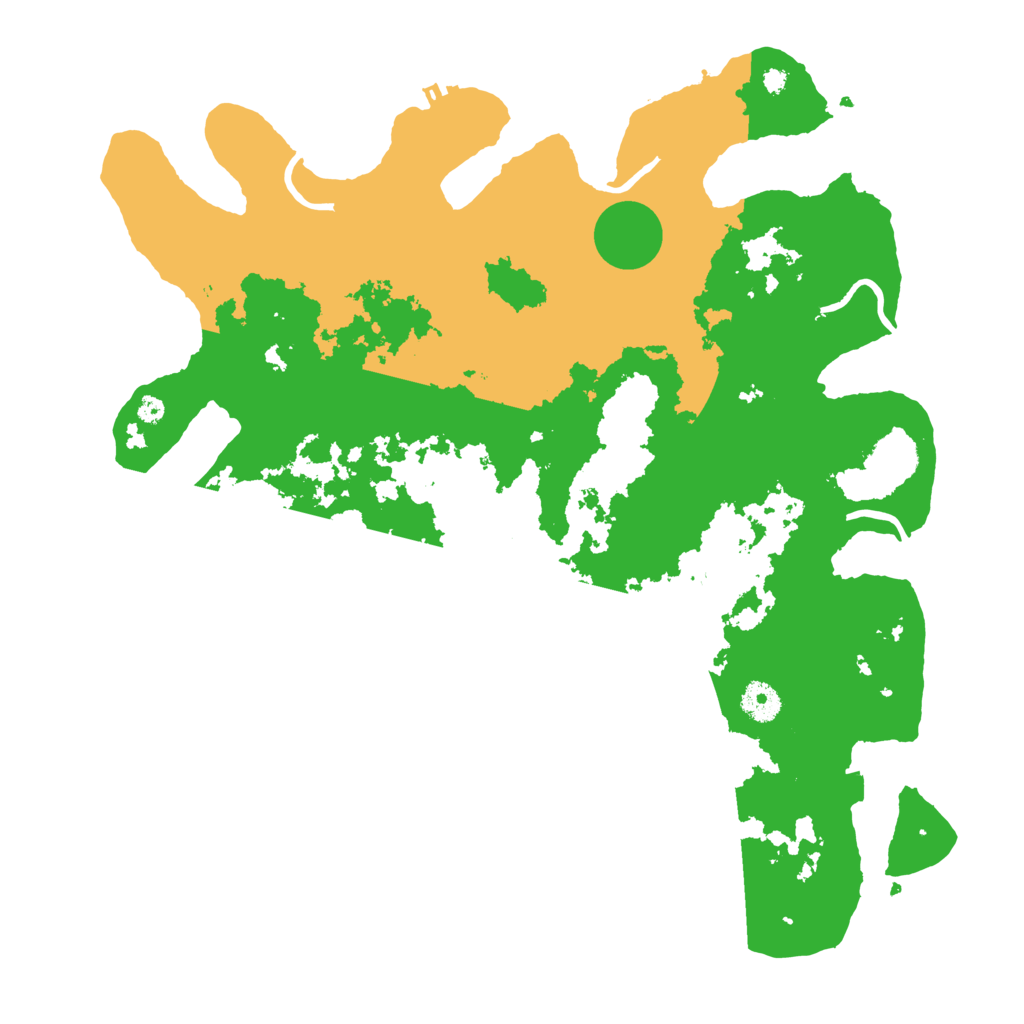 Biome Rust Map: Procedural Map, Size: 3950, Seed: 26809430