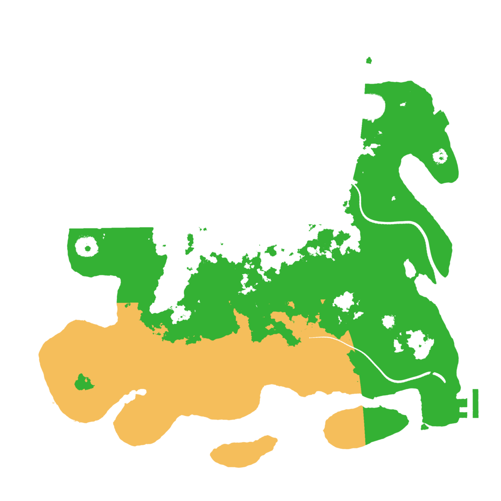 Biome Rust Map: Procedural Map, Size: 3500, Seed: 2133967977