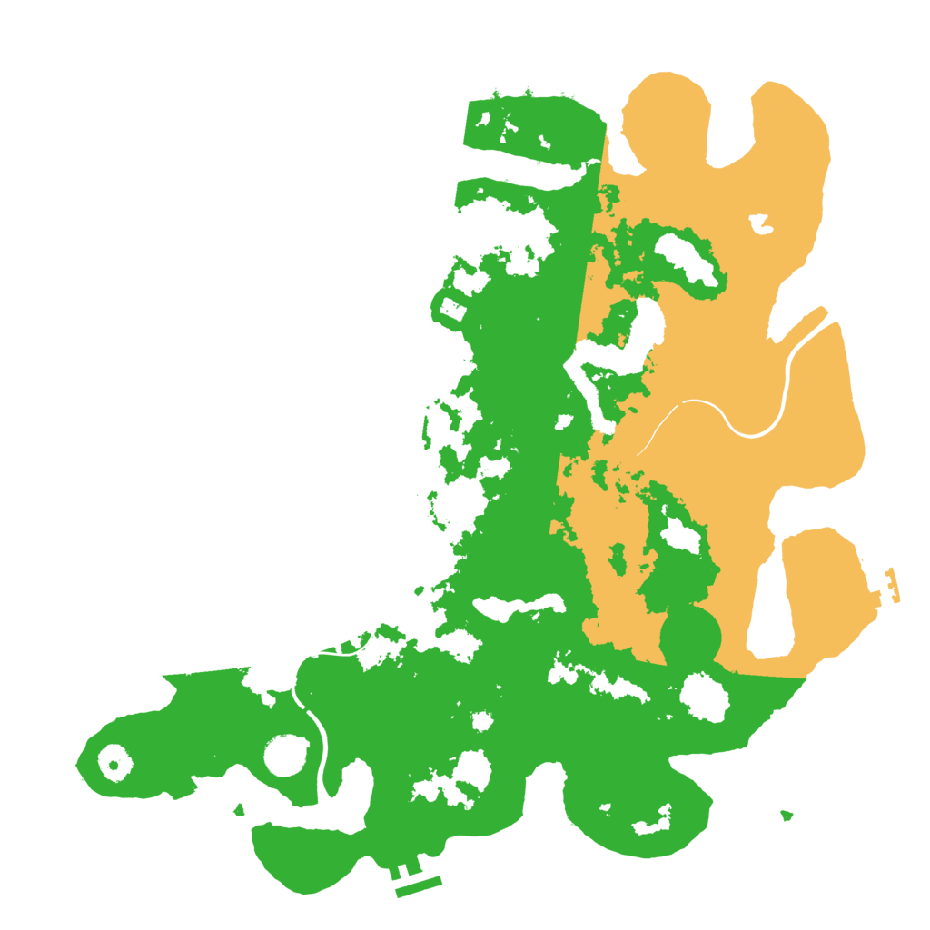 Biome Rust Map: Procedural Map, Size: 4000, Seed: 11114