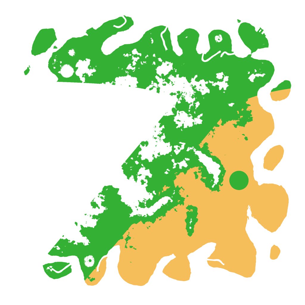Biome Rust Map: Procedural Map, Size: 4200, Seed: 33999335