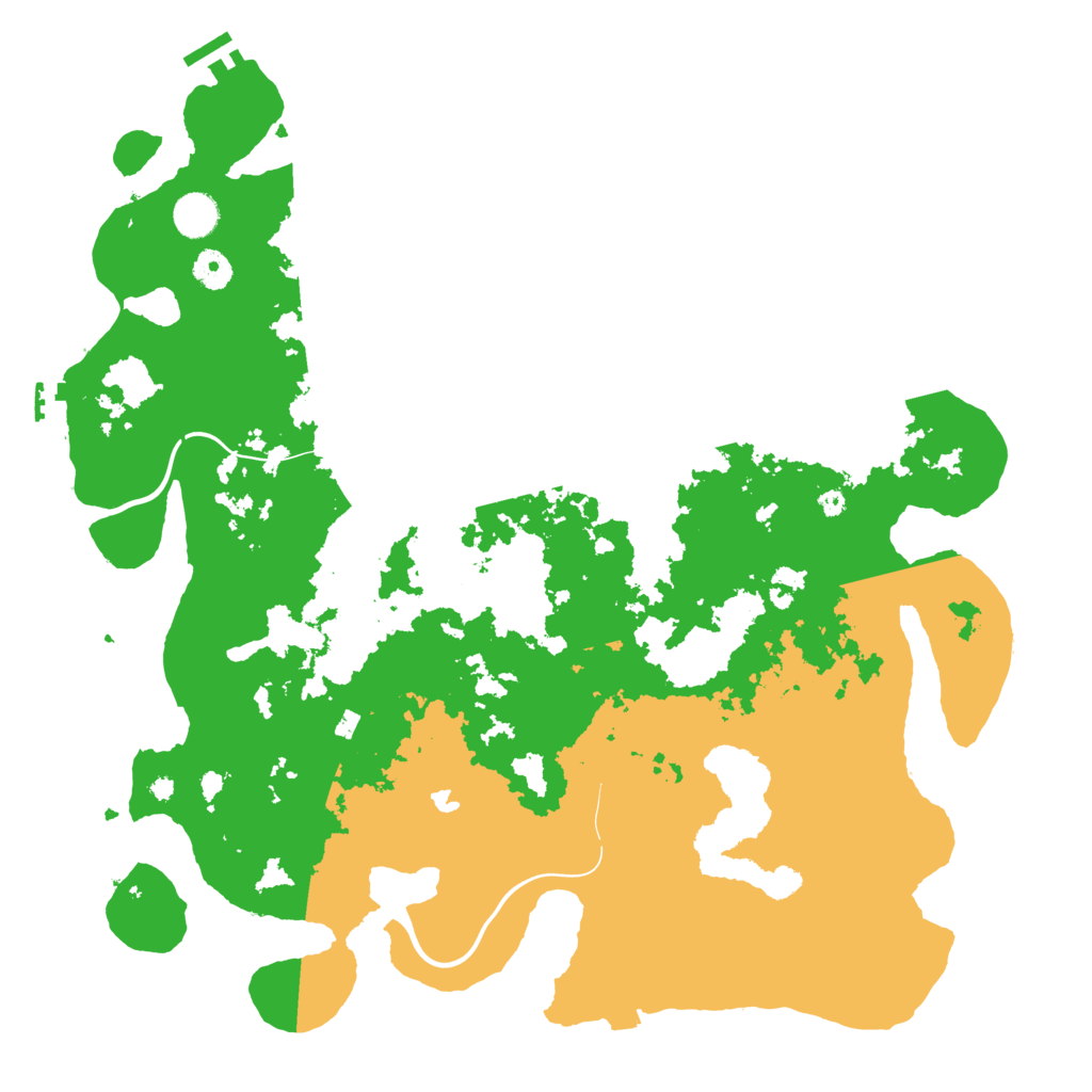 Biome Rust Map: Procedural Map, Size: 4250, Seed: 303911567