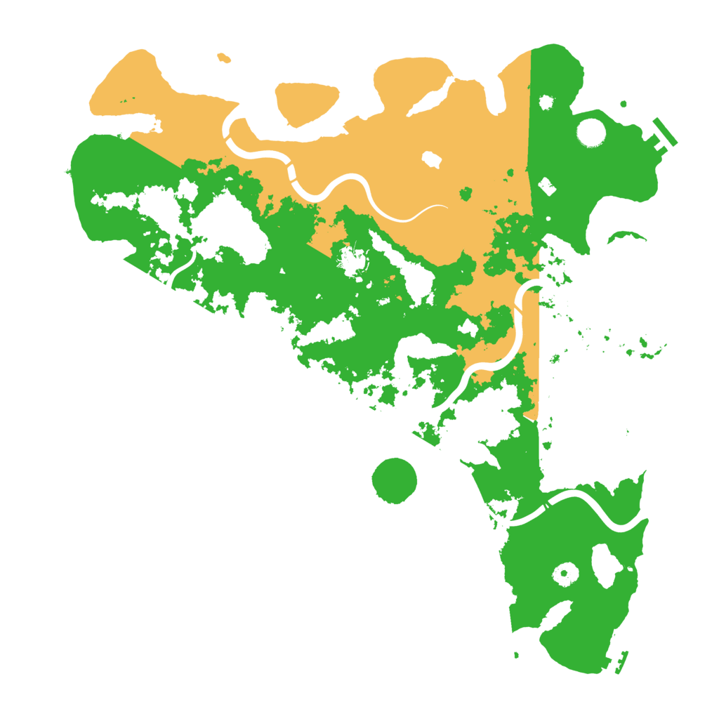 Biome Rust Map: Procedural Map, Size: 4400, Seed: 39080818