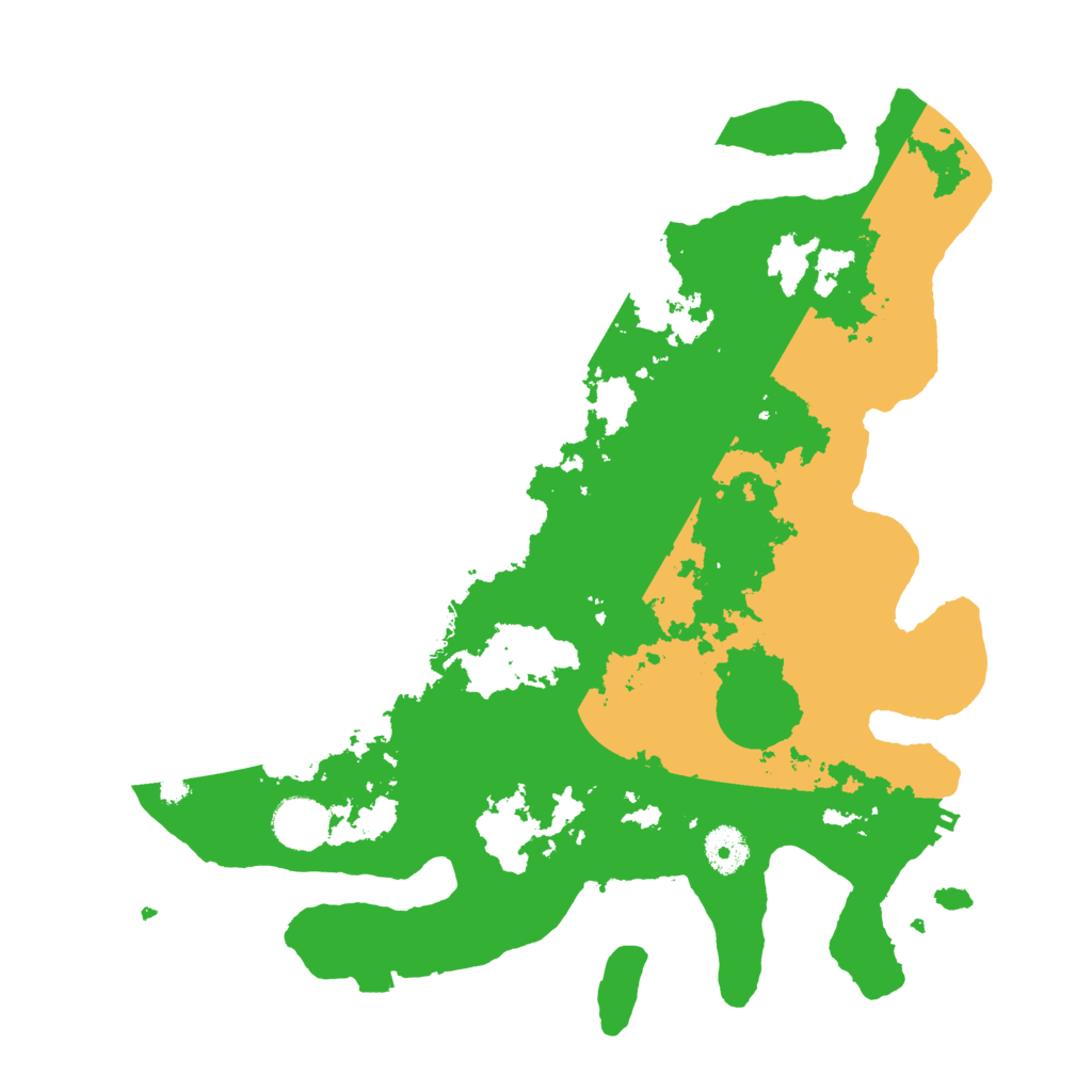 Biome Rust Map: Procedural Map, Size: 3650, Seed: 110323