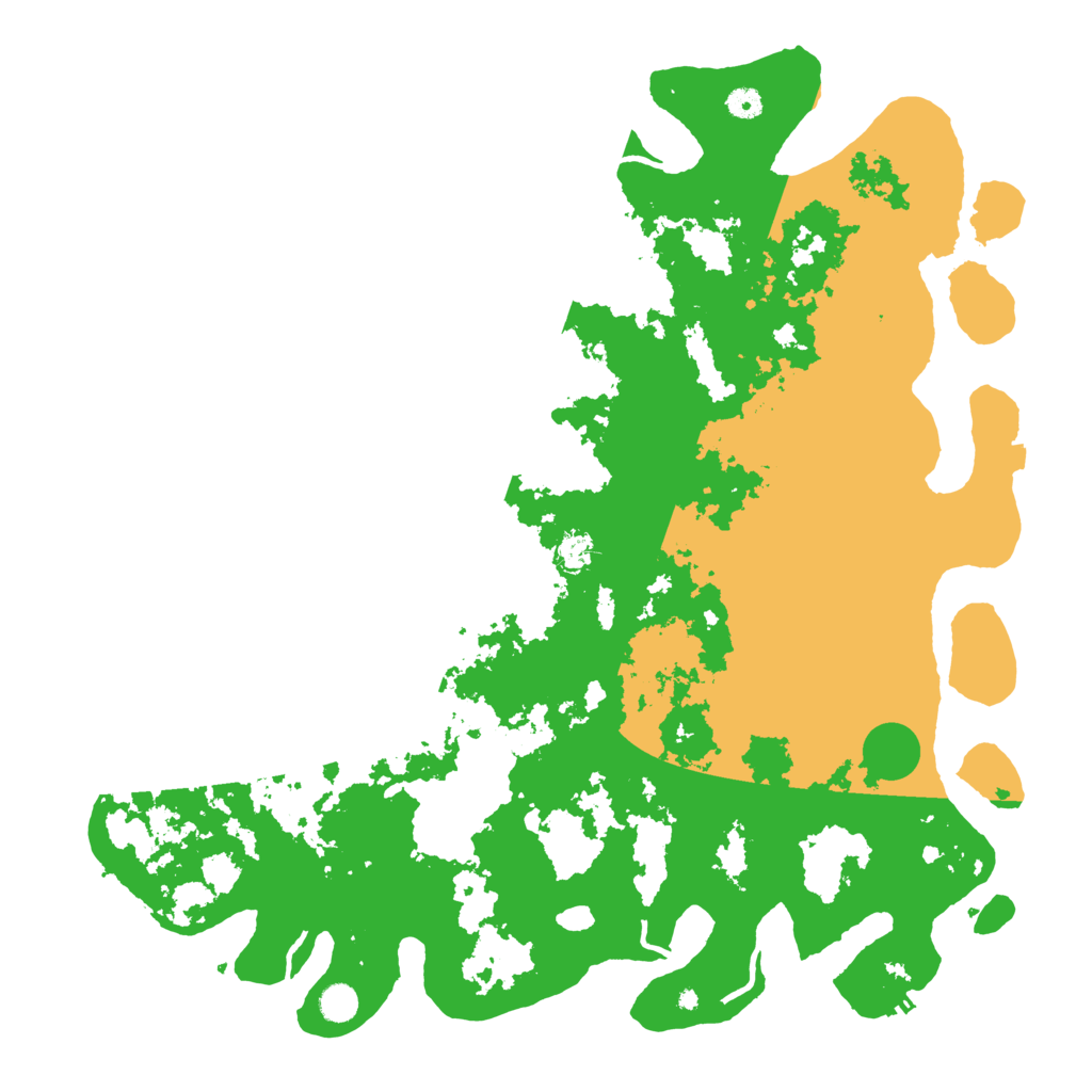 Biome Rust Map: Procedural Map, Size: 5000, Seed: 350427