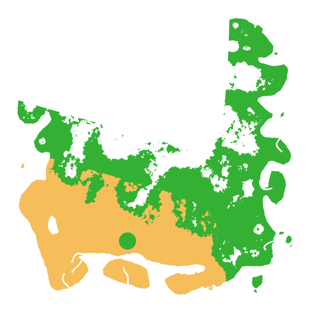 Biome Rust Map: Procedural Map, Size: 4800, Seed: 41374976