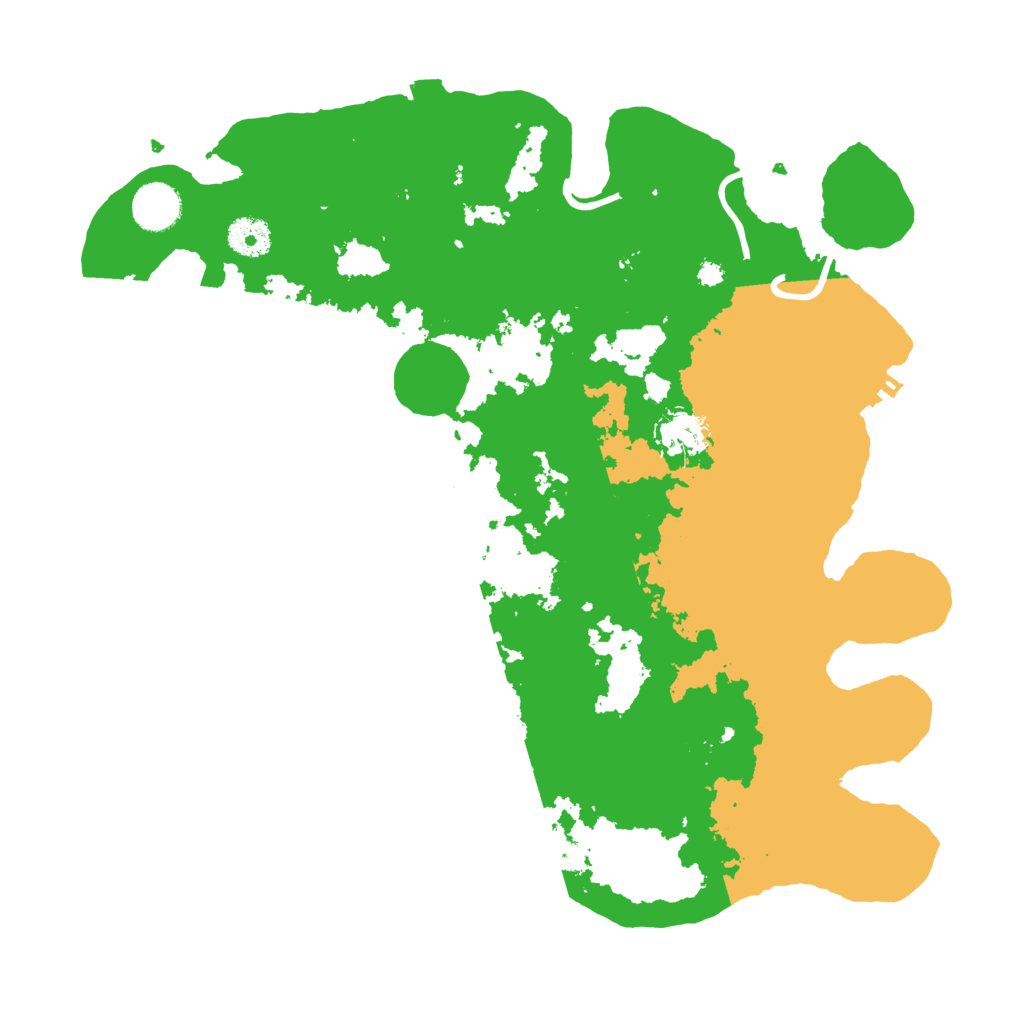 Biome Rust Map: Procedural Map, Size: 3700, Seed: 1041620087