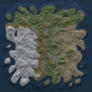 Thumbnail Rust Map: Procedural Map, Size: 4500, Seed: 26374354, 19 Monuments