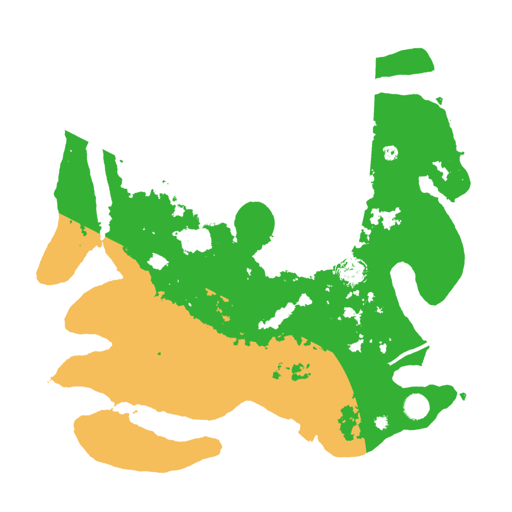 Biome Rust Map: Procedural Map, Size: 3500, Seed: 609021347