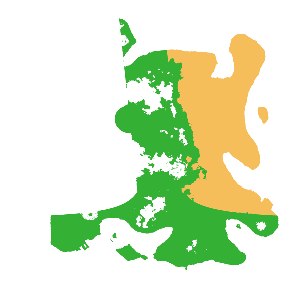 Biome Rust Map: Procedural Map, Size: 3000, Seed: 1395151807