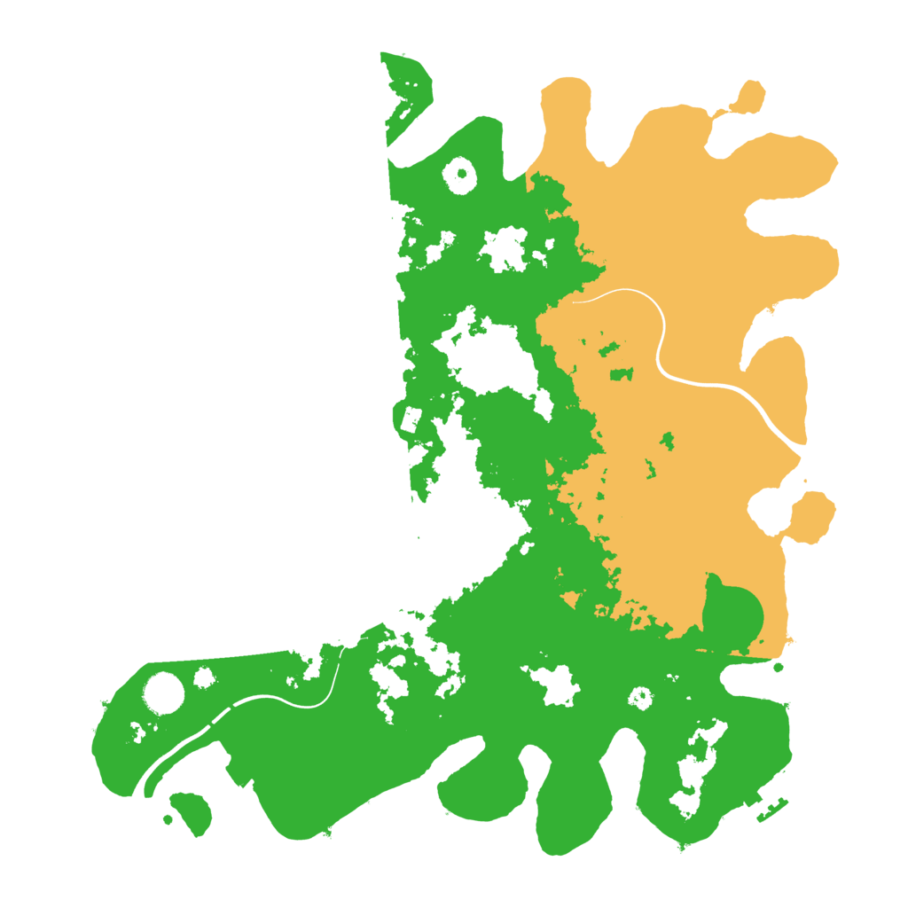 Biome Rust Map: Procedural Map, Size: 3900, Seed: 28650463