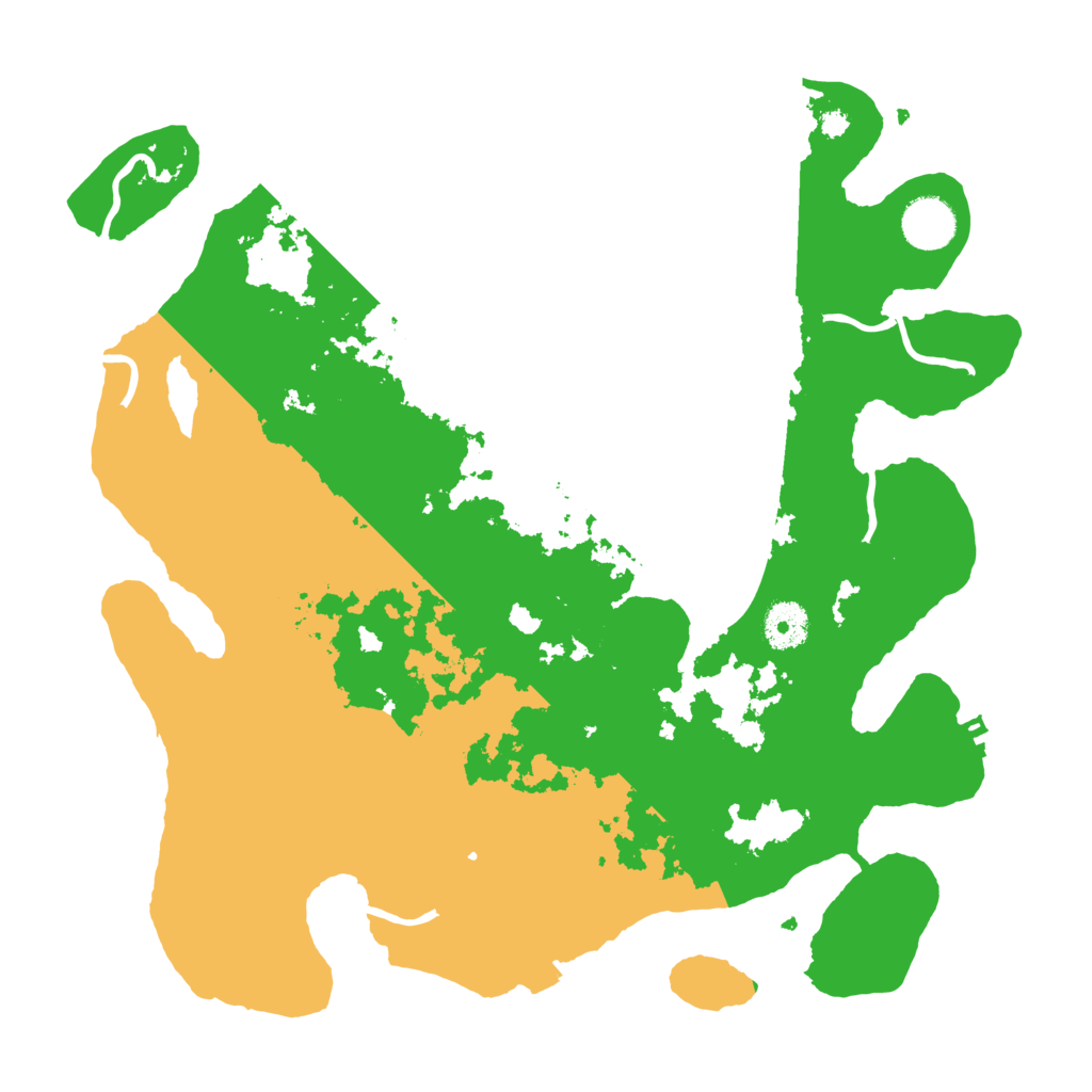 Biome Rust Map: Procedural Map, Size: 3600, Seed: 49430