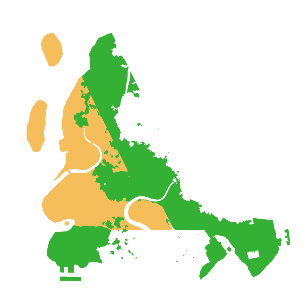 Biome Rust Map: Procedural Map, Size: 2917, Seed: 2035