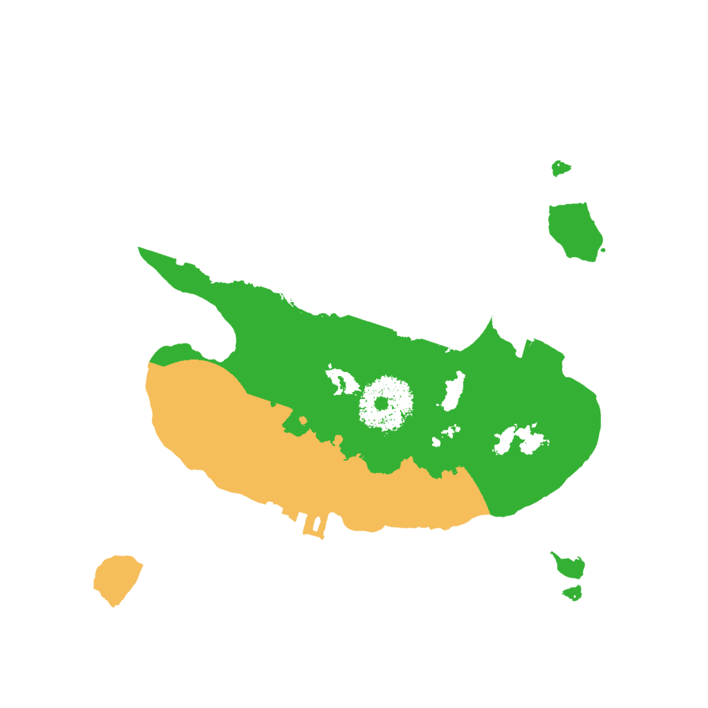 Biome Rust Map: Procedural Map, Size: 2000, Seed: 2245877