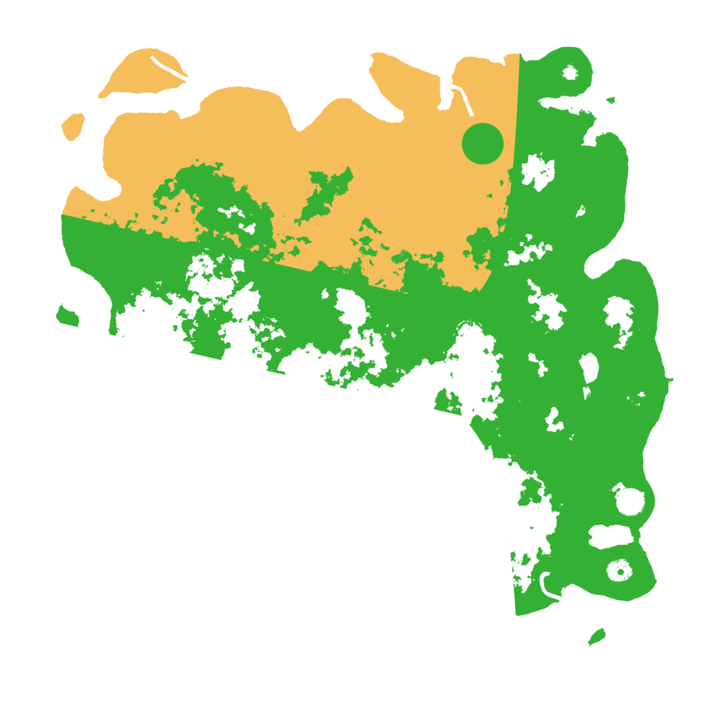 Biome Rust Map: Procedural Map, Size: 4500, Seed: 20754