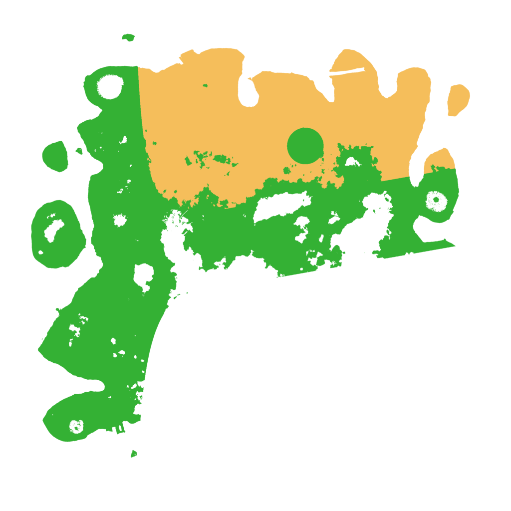 Biome Rust Map: Procedural Map, Size: 3700, Seed: 84797756