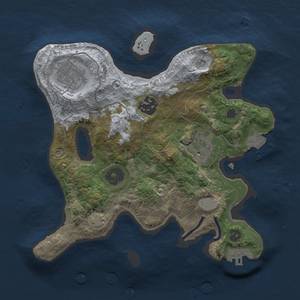 Thumbnail Rust Map: Procedural Map, Size: 2500, Seed: 665045753, 9 Monuments