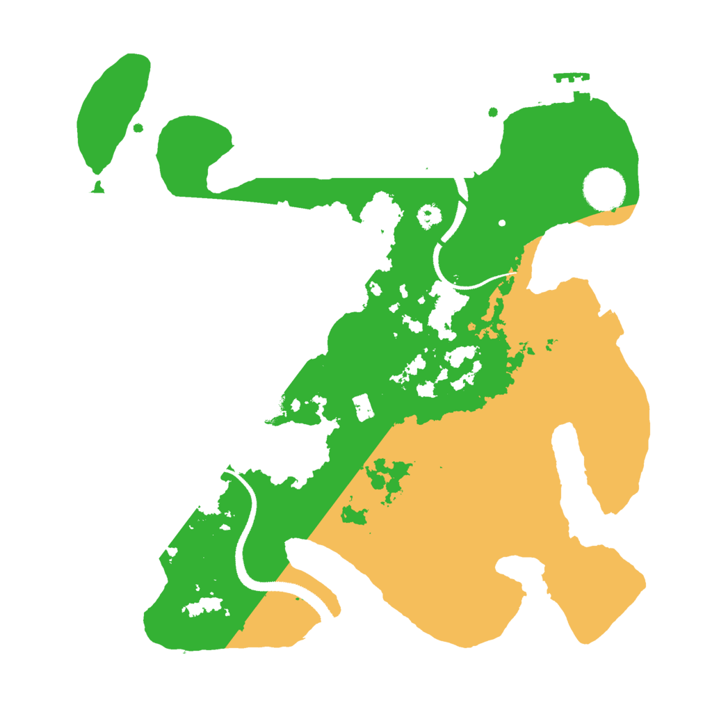 Biome Rust Map: Procedural Map, Size: 3000, Seed: 233580309