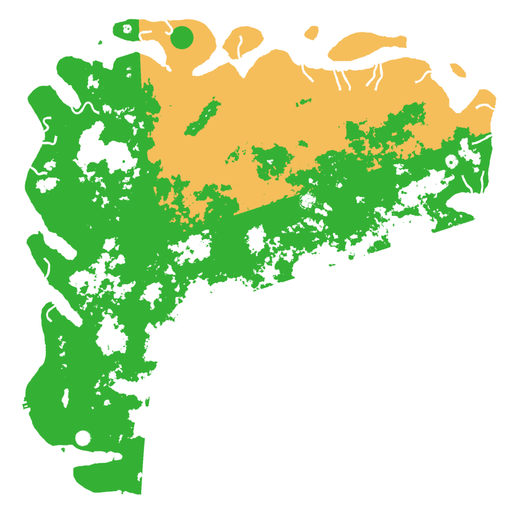 Biome Rust Map: Procedural Map, Size: 6000, Seed: 77080532
