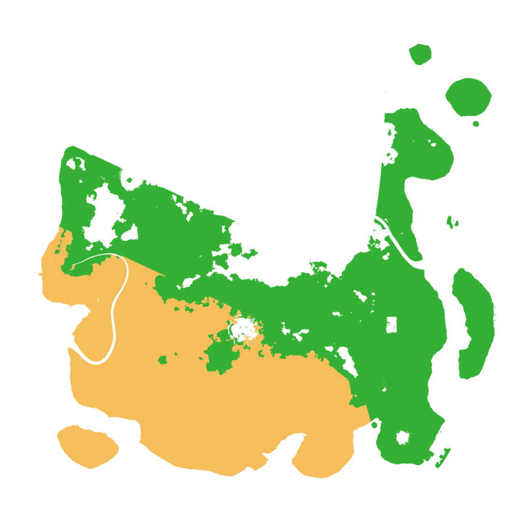 Biome Rust Map: Procedural Map, Size: 3500, Seed: 976756001