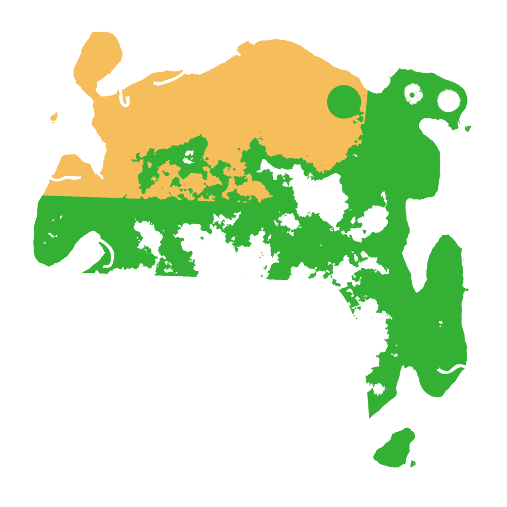 Biome Rust Map: Procedural Map, Size: 4000, Seed: 1764894564